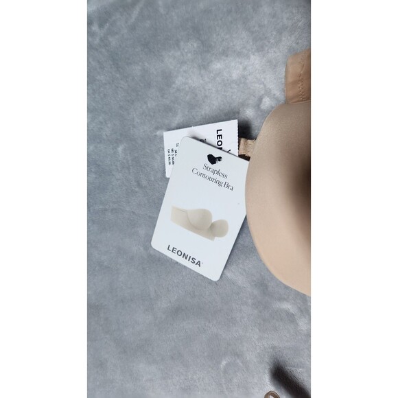 Leonisa 34C Beige 360 Strapless Contouring Bra NWT - Picture 4 of 7
